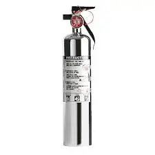 Chrome 2.5lb ABC Fire Extinguisher